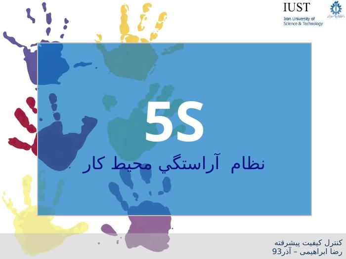 مرجع دانلود پاورپوینت | 5S نظام آراستگی محیط کار